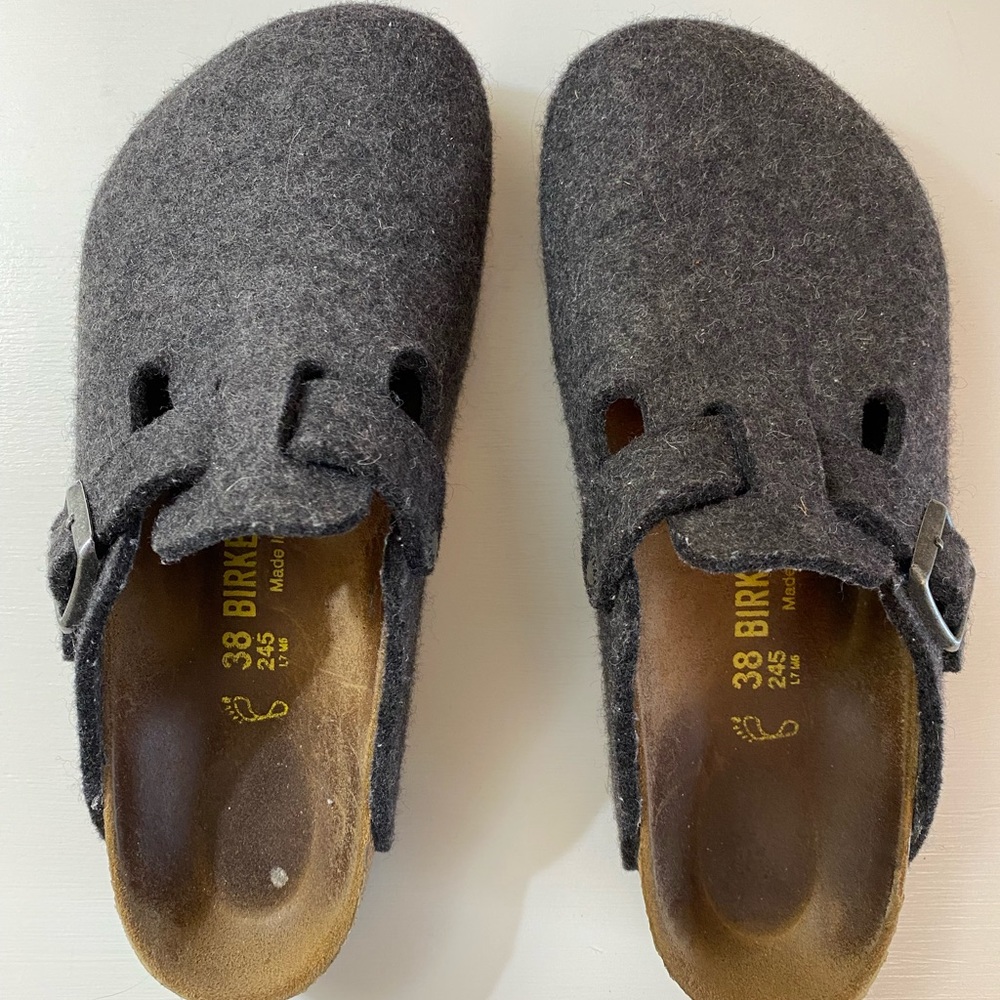 Birkenstock felt shoes size 8
